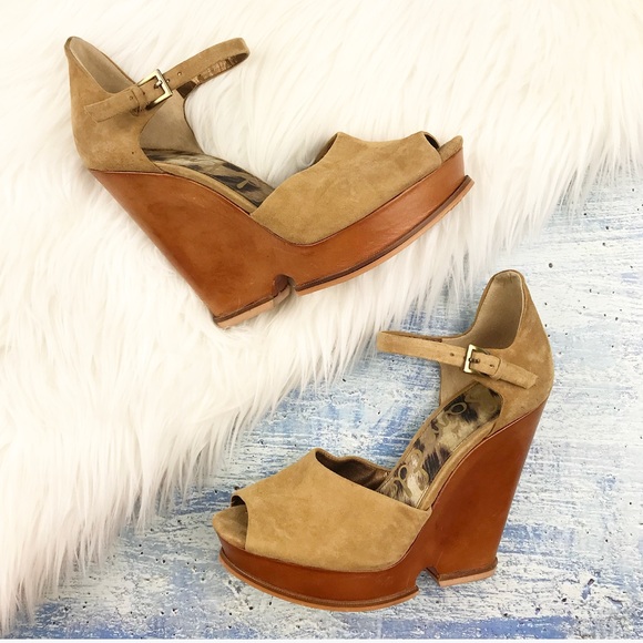 Sam Edelman Shoes - Sam Edelman wedge peep toe sandals
